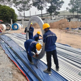 Thi công cáp dự ứng lực