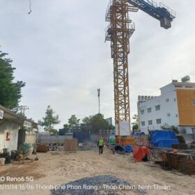 Chuẩn bị mặt bằng thi công