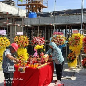 Lễ cất nóc dự án khách sạn cao cấp Ninh Thuận