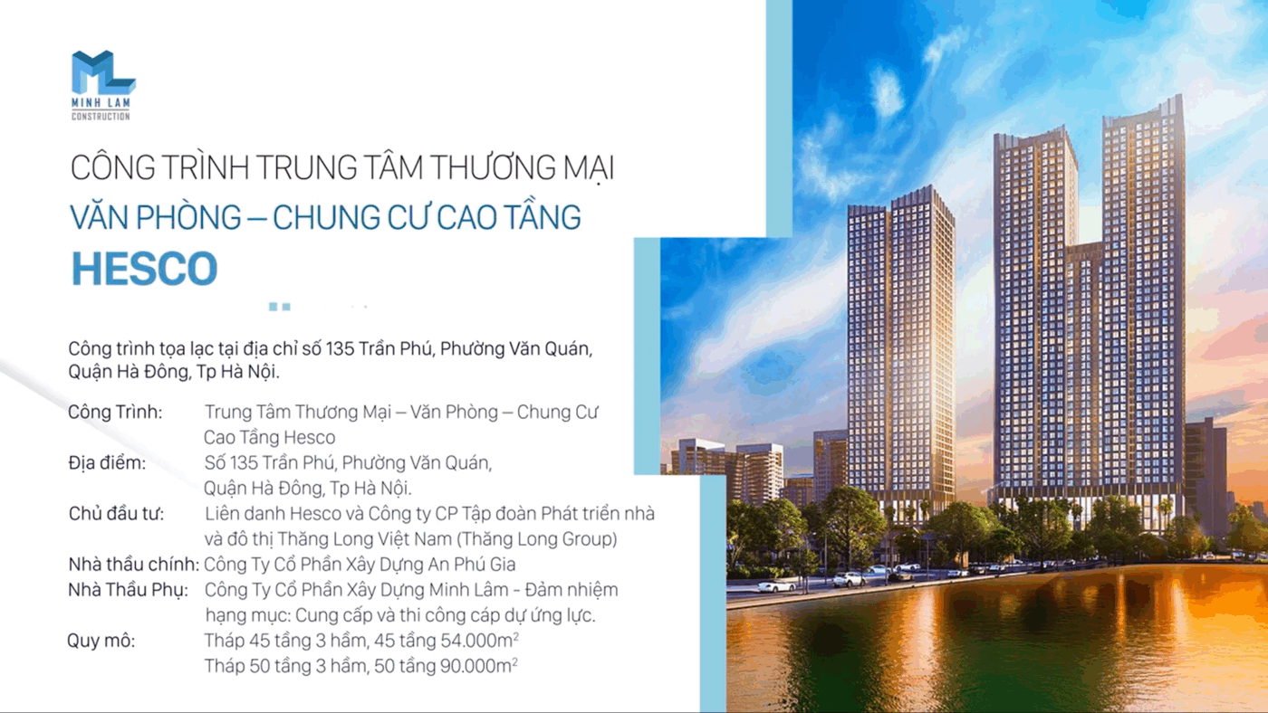 Dự án Hesco Văn Quán - MinhLamcons