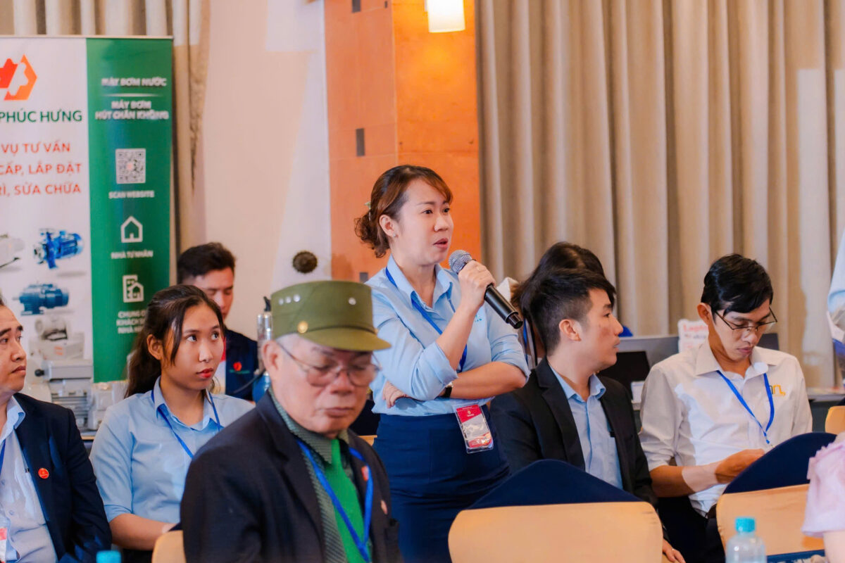 Minh Lâm phát biểu tại lễ kỷ niệm 2 năm thành lập Team KCN