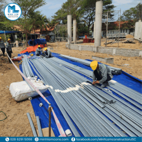 Thi công cáp dự ứng lực