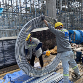 Thi công cáp dự ứng lực