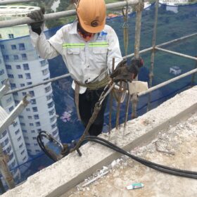 Thi công cáp dự ứng lực