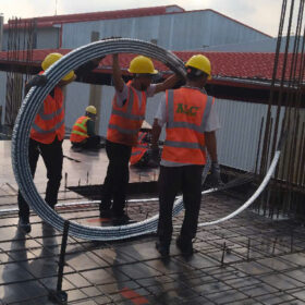 thi công cáp dự ứng lực