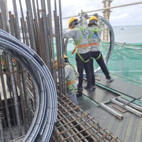 thi công cáp dự ứng lực