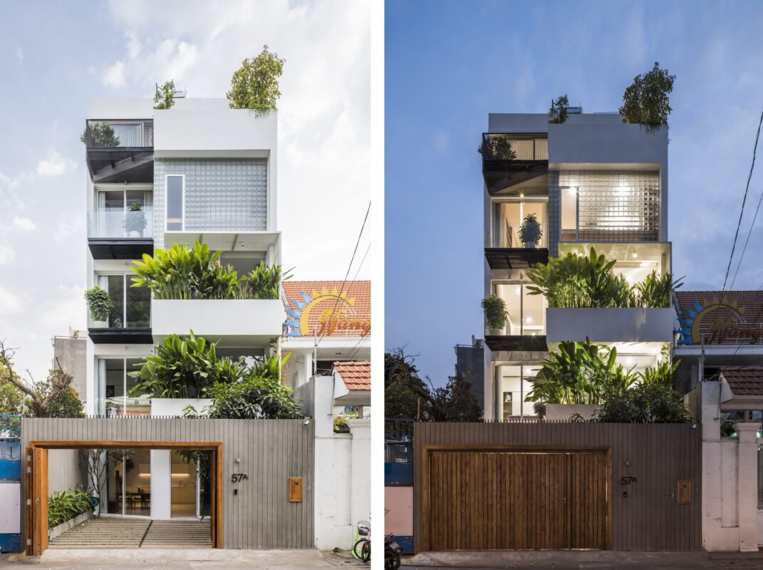 Nhà phố phong cách xanh