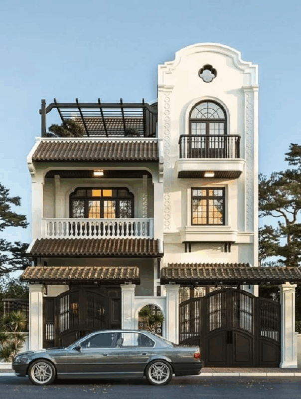 Nhà phố thiết kế Đông Dương Indochine