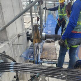 Thi công cáp dự ứng lực