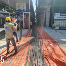 Thi công cáp dự ứng lực
