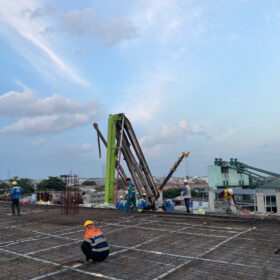 thi công cáp dự ứng lực
