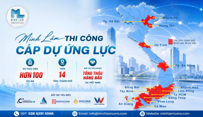 Minh Lâm thi công cáp dự ứng lực chuyên nghiệp
