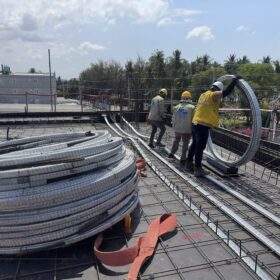 thi công cáp dự ứng lực