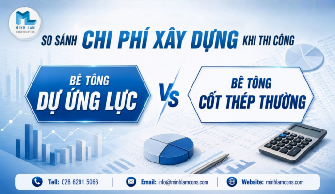 So sánh chi phí xây dựng cáp dự ứng lực và cốt thép thường