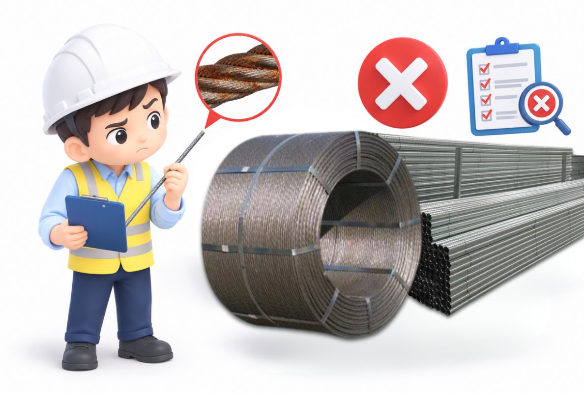 Vật tư không đạt yêu cầu kỹ thuật
