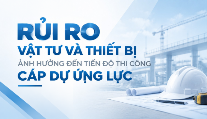 Vật tư và thiết bị ảnh hưởng đến tiến độ thi công cáp dự ứng lực