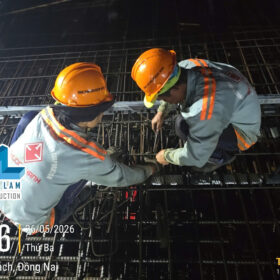 Thi công sàn cáp dự ứng lực