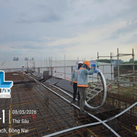 Rải cáp lên sàn